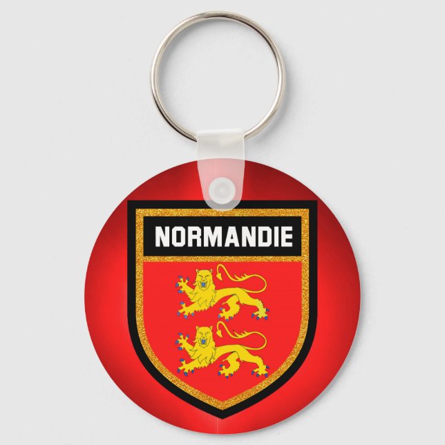 Porte-clés Drapeau de Normandie (Recto)