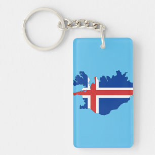 Porte-clés Drapeau de pays de l'Islande