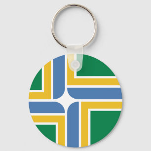 Porte-clés Drapeau de Portland, Oregon