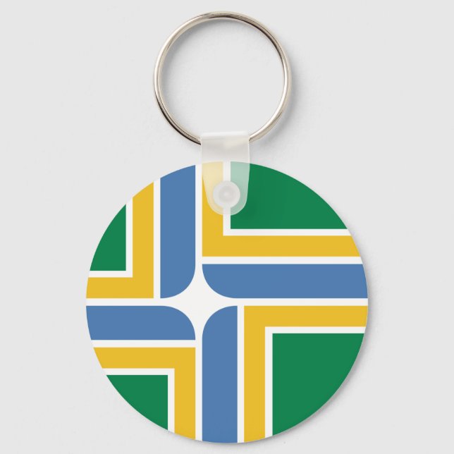 Porte-clés Drapeau de Portland, Oregon (Recto)