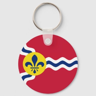 Porte-clés Drapeau de Saint-Louis, Missouri