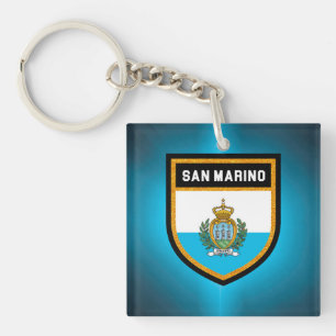 Porte-clés Drapeau de Saint-Marin