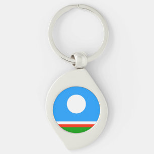 Porte-clés Drapeau de Sakha