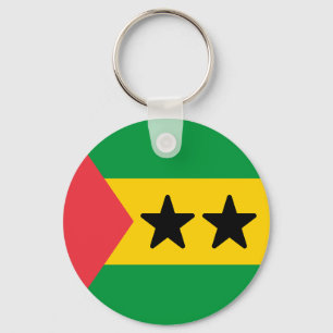 Porte-clés Drapeau de Sao Tomé-et-Principe