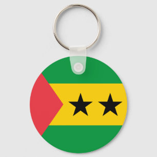 Porte-clés Drapeau de Sao Tomé-et-Principe