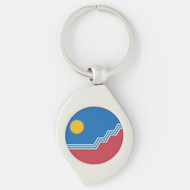 Porte-clés Drapeau de Sioux Falls, Dakota du Sud (Devant)
