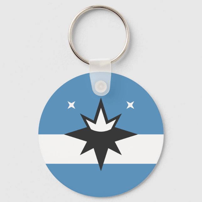 Porte-clés Drapeau de Springfield, Missouri (Recto)