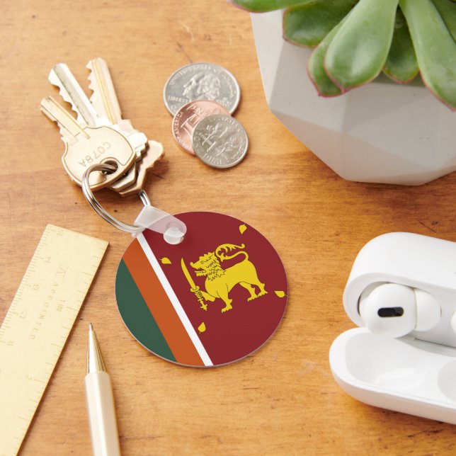 Porte-clés drapeau de Sri Lanka (Bureau)