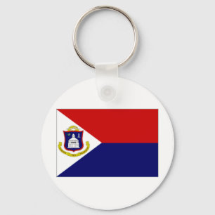 Porte-clés Drapeau de St Maarten des Antilles néerlandaises