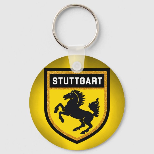 Porte-clés Drapeau de Stuttgart (Recto)