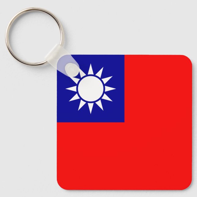 Porte-clés Drapeau de Taïwan (Recto)