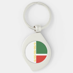 Porte-clés Drapeau de Tchétchénie