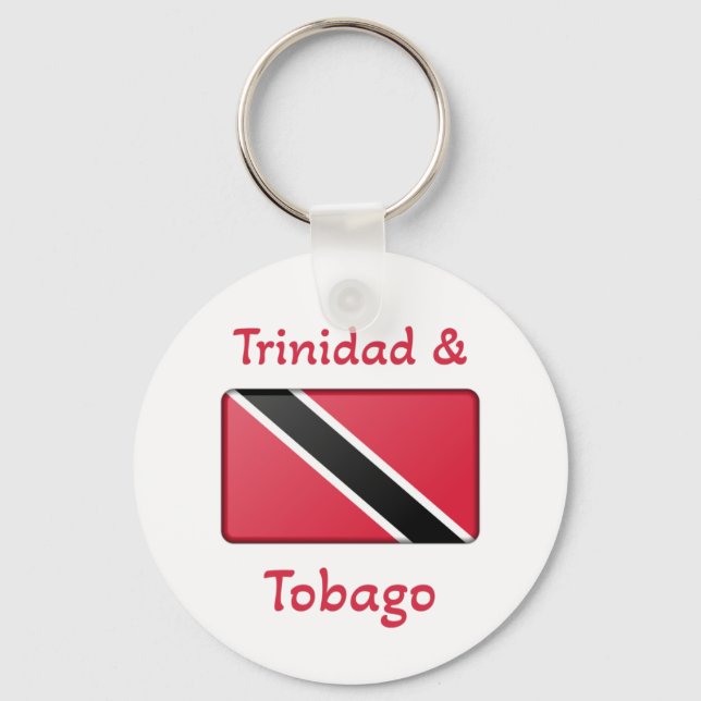 Porte-clés Drapeau de Trinité-et-Tobago (Recto)