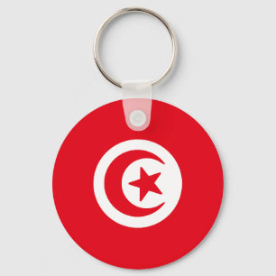 Porte-clés Drapeau de Tunisie