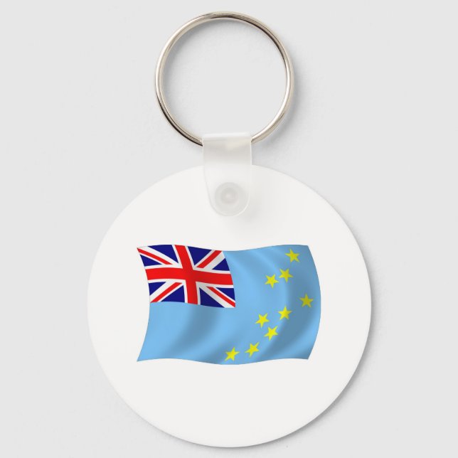 Porte-clés Drapeau de Tuvalu (Recto)