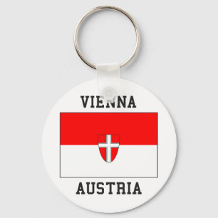 Porte-clés Drapeau de Vienne Autriche