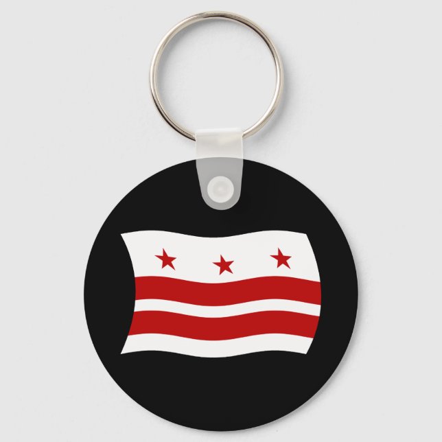 Porte-clés Drapeau de Washington D.C. (Recto)