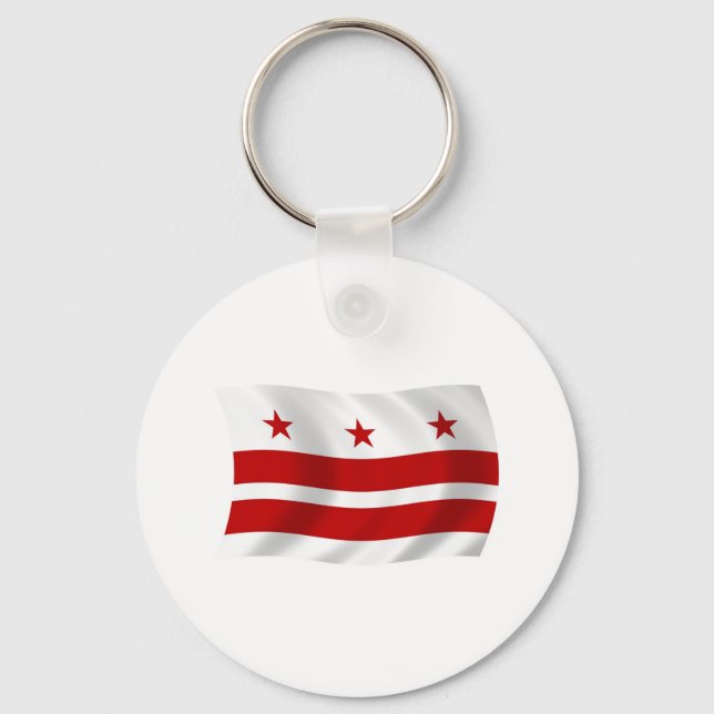 Porte-clés Drapeau de Washington D.C. (Recto)