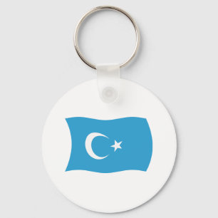 Porte-clés Drapeau de Xinjiang Uigur