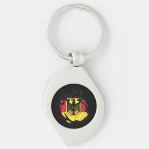 Porte-clés Drapeau déchiré de l'Allemagne