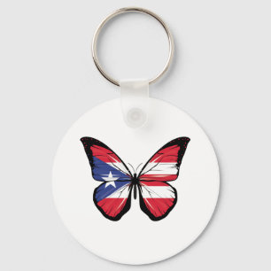 Porte-clés Drapeau déchiré Porto Rico