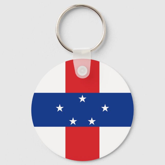 Porte-clés Drapeau des Antilles néerlandaises (Recto)