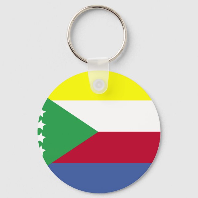 Porte-clés Drapeau des Comores (Recto)