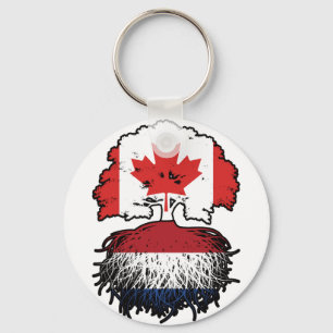 Porte-clés Drapeau des Eaux Profondes du Canada Pays-Bas
