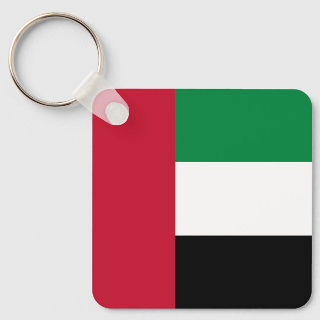 Porte-clés Drapeau des Émirats arabes unis (Recto)