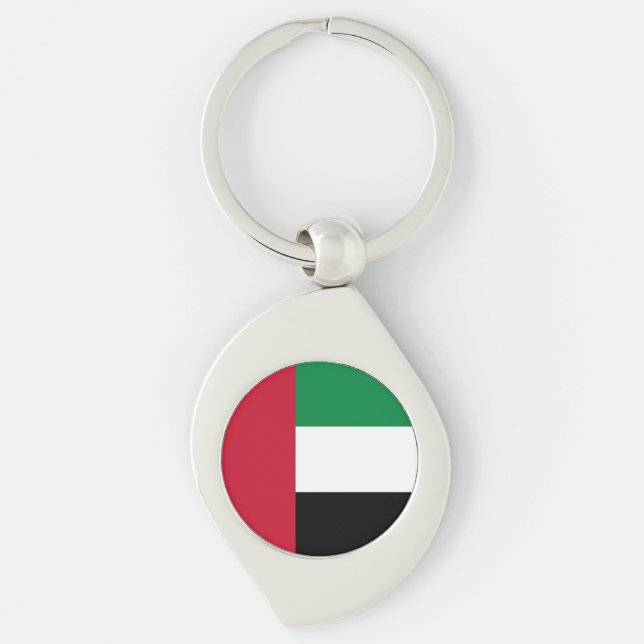 Porte-clés Drapeau des Émirats arabes unis (Devant)