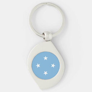 Porte-clés Drapeau des États fédérés de Micronésie