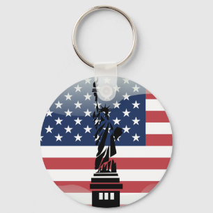 Porte-clés Drapeau des États-Unis