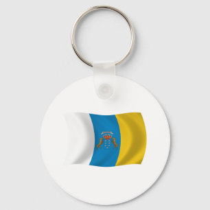 Porte-clés Drapeau des Îles Canaries