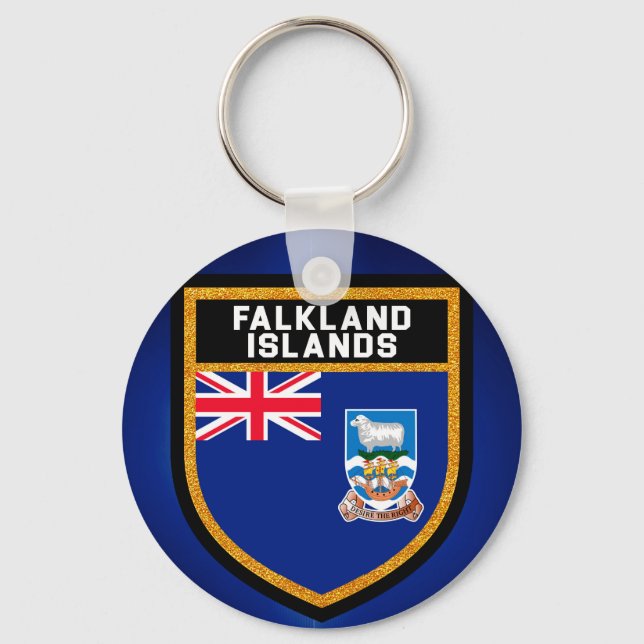 Porte-clés Drapeau des îles Falkland (Recto)
