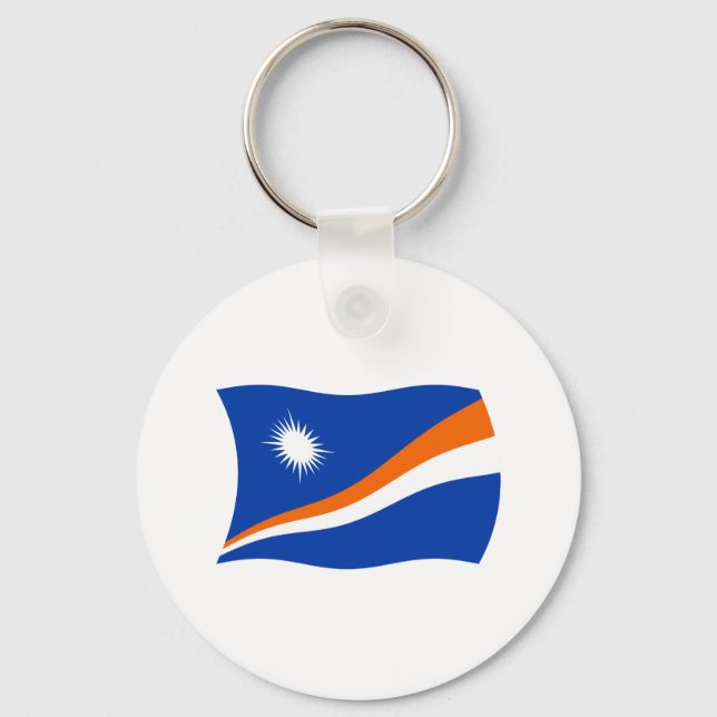 Porte-clés Drapeau des Îles Marshall (Recto)