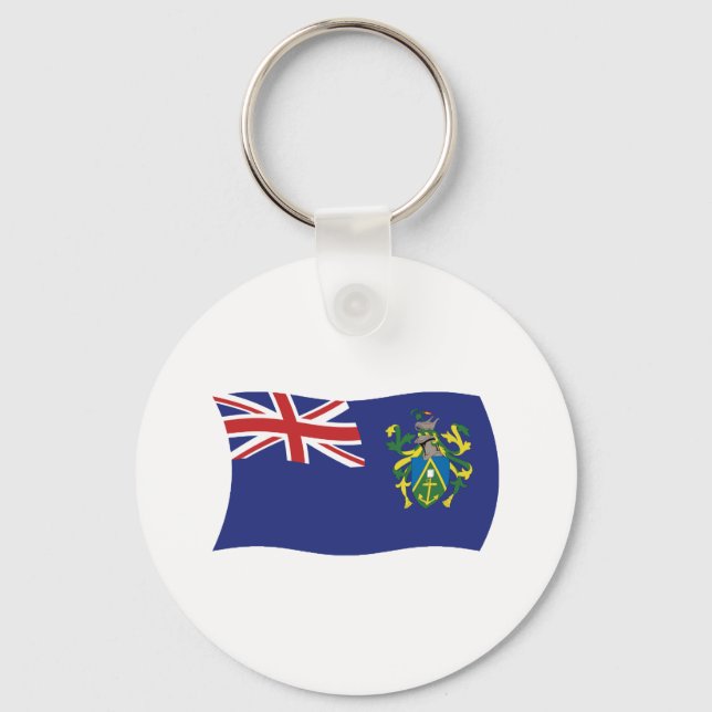 Porte-clés Drapeau des Îles Pitcairn (Recto)