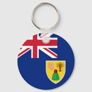 Porte-clés Drapeau des îles Turques et Caïques