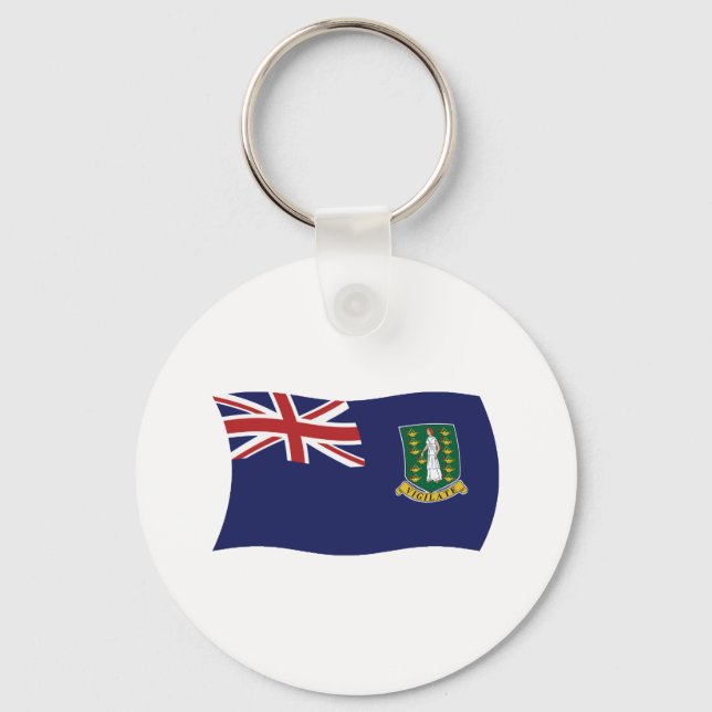Porte-clés Drapeau des Îles Vierges britanniques (Recto)