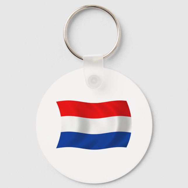 Porte-clés Drapeau des Pays-Bas (Recto)