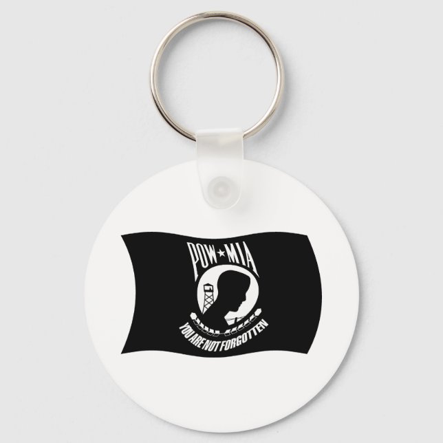 Porte-clés Drapeau des POW & MIA (Recto)