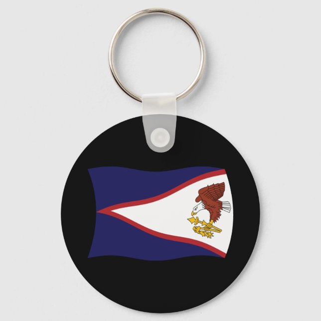 Porte-clés Drapeau des Samoa américaines (Recto)