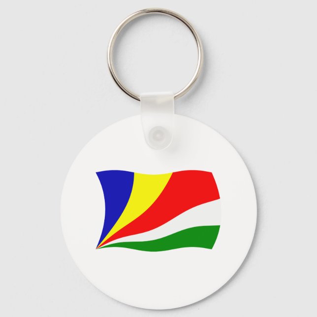 Porte-clés Drapeau des Seychelles (Recto)