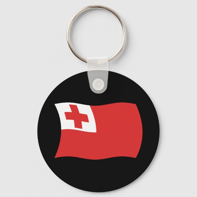 Porte-clés Drapeau des Tonga (Recto)