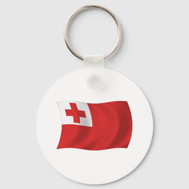 Porte-clés Drapeau des Tonga (Recto)