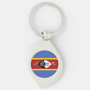 Porte-clés Drapeau d'Eswatini