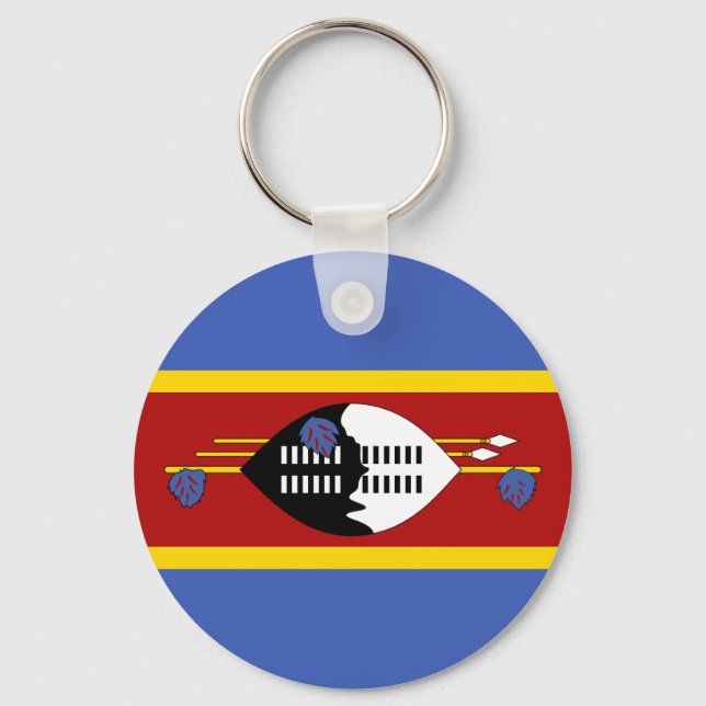Porte-clés Drapeau d'Eswatini (Recto)