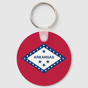 Porte-clés Drapeau d'État de l'Arkansas