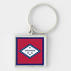 Porte-clés Drapeau d'État de l'Arkansas