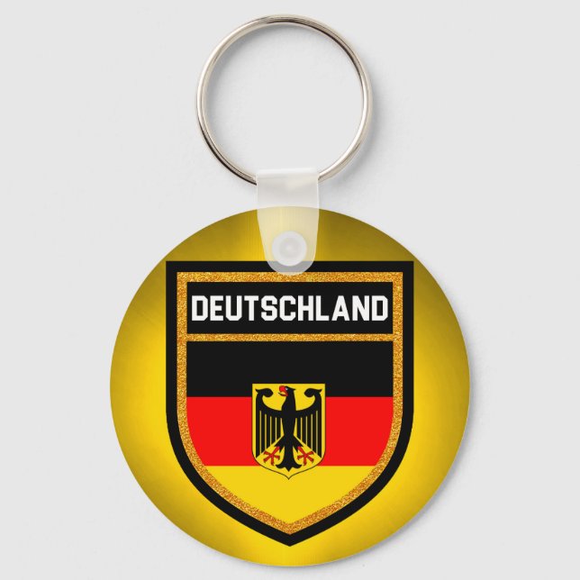 Porte-clés Drapeau Deutschland (Recto)