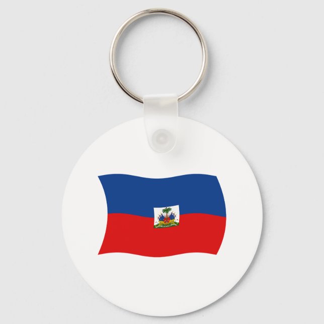 Porte-clés Drapeau d'Haïti (Recto)
